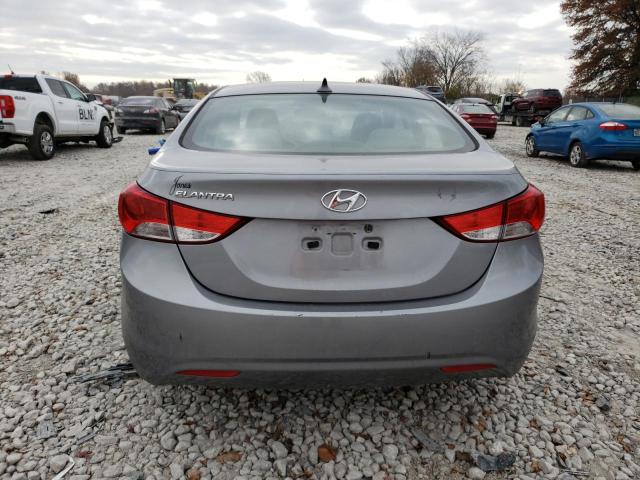 KMHDH4AE5DU675008 - 2013 HYUNDAI ELANTRA GLS GRAY photo 6