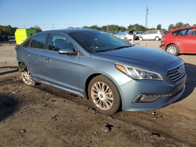 5NPE34AF6FH192754 - 2015 HYUNDAI SONATA SPORT BLUE photo 4