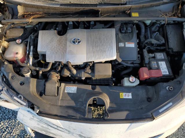 JTDKBRFU8H3035929 - 2017 TOYOTA PRIUS WHITE photo 11