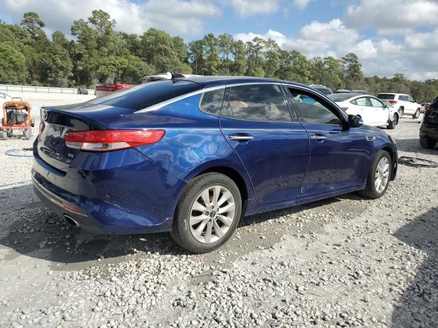 5XXGU4L36HG152374 - 2017 KIA OPTIMA EX BLUE photo 3