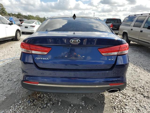 5XXGU4L36HG152374 - 2017 KIA OPTIMA EX BLUE photo 6