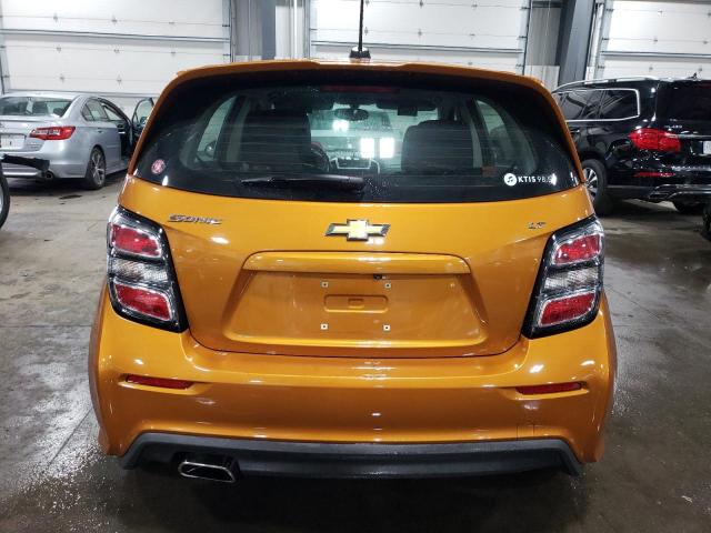 1G1JD6SH9H4107396 - 2017 CHEVROLET SONIC LT ORANGE photo 6