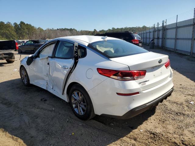 5XXGT4L38KG295725 - 2019 KIA OPTIMA LX WHITE photo 2