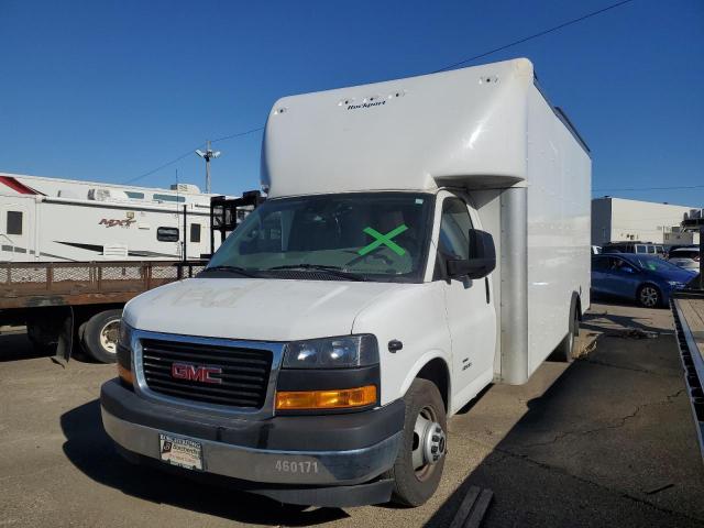 7GZ67VC70MN001978 - 2021 GMC SAVANA CUTAWAY G4500 WHITE photo 1