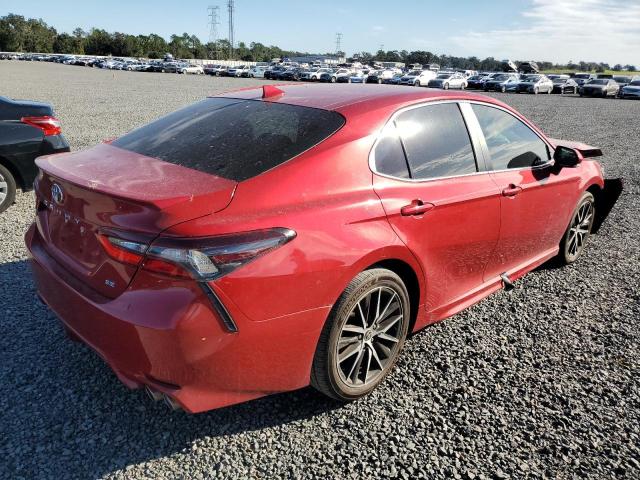 4T1G11AK6PU117842 - 2023 TOYOTA CAMRY SE NIGHT SHADE RED photo 3