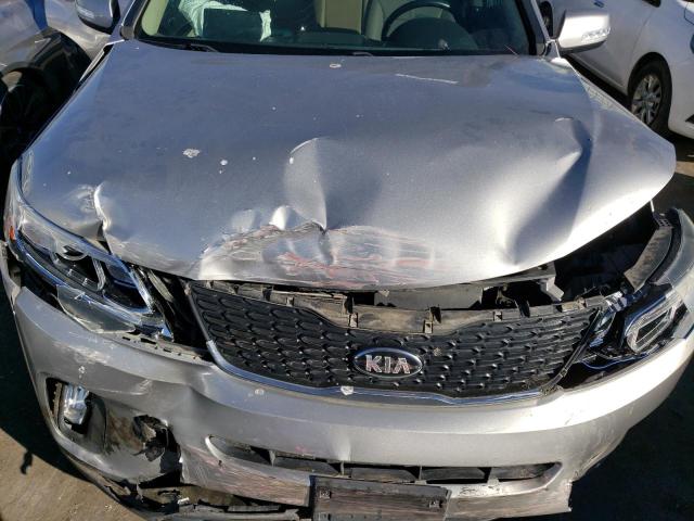 5XYKUDA72EG536837 - 2014 KIA SORENTO EX SILVER photo 11