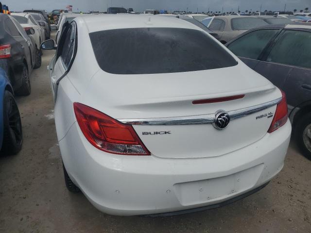 W04GR5EC5B1091472 - 2011 BUICK REGAL CXL WHITE photo 6