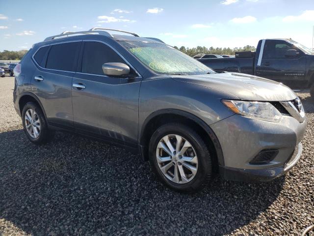 5N1AT2MT4EC845916 - 2014 NISSAN ROGUE S GRAY photo 4