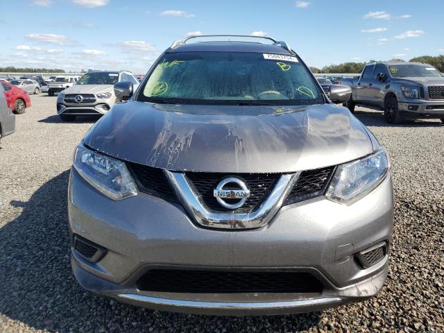 5N1AT2MT4EC845916 - 2014 NISSAN ROGUE S GRAY photo 5