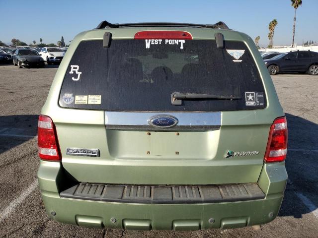 1FMCU59349KA48819 - 2009 FORD ESCAPE HYBRID GREEN photo 6