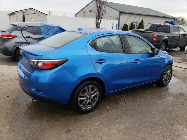 3MYDLBYV3KY524919 - 2019 TOYOTA YARIS L BLUE photo 3