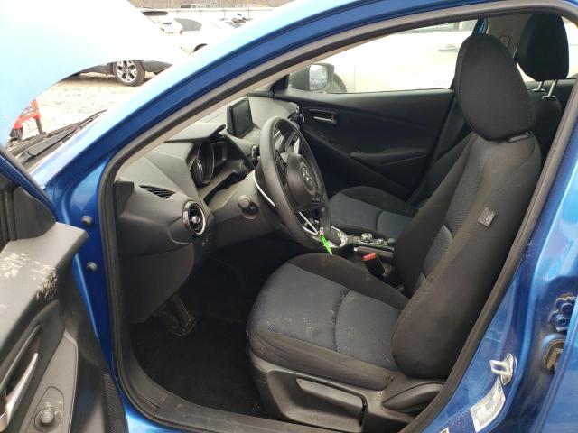 3MYDLBYV3KY524919 - 2019 TOYOTA YARIS L BLUE photo 7