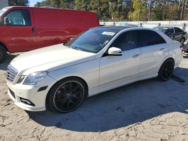 WDDHF9AB6AA130484 - 2010 MERCEDES-BENZ E 550 4MATIC WHITE photo 1