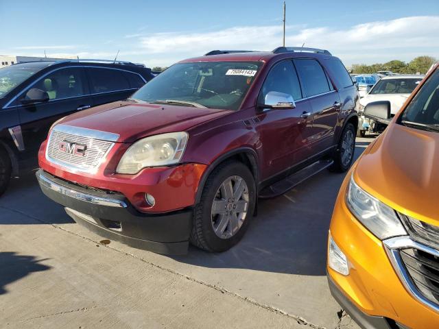 1GKLRNED3AJ146128 - 2010 GMC ACADIA SLT-2 BURGUNDY photo 1