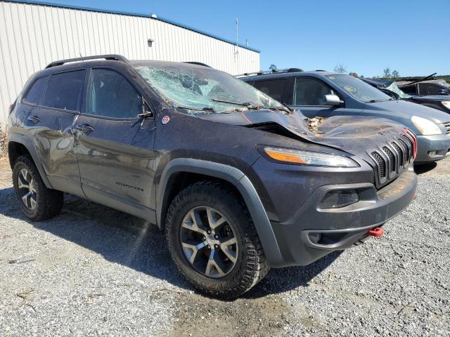 1C4PJMBB1FW795230 - 2015 JEEP CHEROKEE TRAILHAWK Մոխրագույն լուսանկար 4
