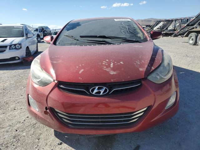 KMHDH4AE7CU437370 - 2012 HYUNDAI ELANTRA GLS RED photo 5