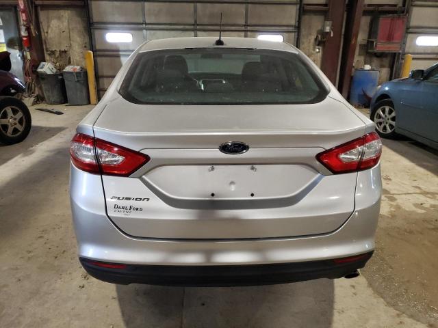 3FA6P0G74DR147295 - 2013 FORD FUSION S SILVER photo 6