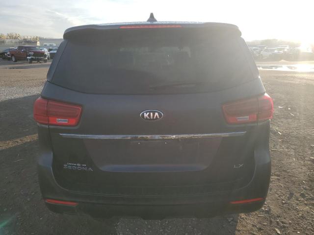 KNDMB5C11K6535707 - 2019 KIA SEDONA LX GRAY photo 6