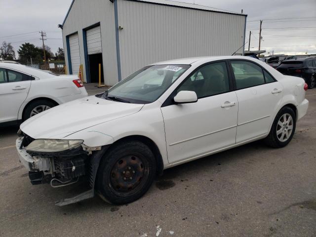 1YVFP80C055M38956 - 2005 MAZDA 6 I WHITE photo 1