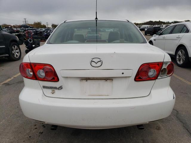 1YVFP80C055M38956 - 2005 MAZDA 6 I WHITE photo 6