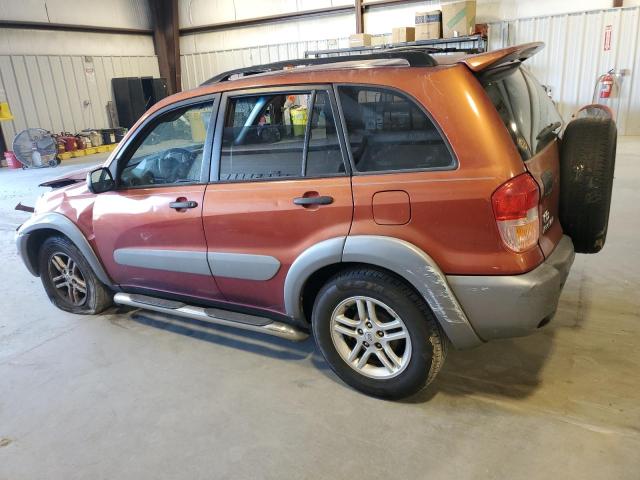 JTEGH20VX26001134 - 2002 TOYOTA RAV4 RED photo 2