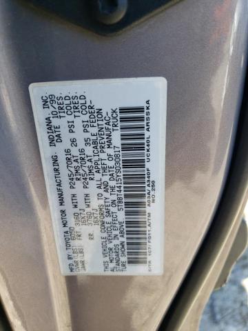 5TBBT4415YS030817 - 2000 TOYOTA TUNDRA ACCESS CAB ვერცხლისფერი ფოტო 12