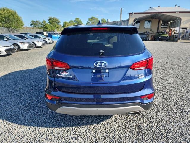 5XYZTDLB0HG496684 - 2017 HYUNDAI SANTA FE S BLUE photo 10