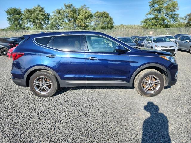 5XYZTDLB0HG496684 - 2017 HYUNDAI SANTA FE S BLUE photo 11