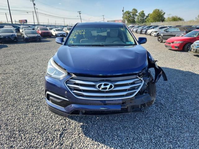 5XYZTDLB0HG496684 - 2017 HYUNDAI SANTA FE S BLUE photo 9