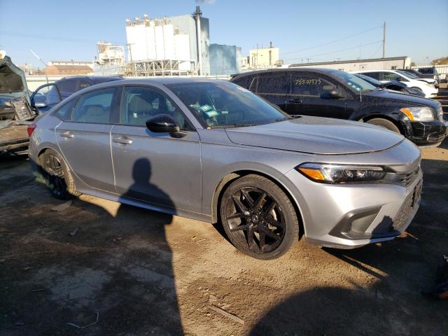 2HGFE2F53NH589687 - 2022 HONDA CIVIC SPORT SILVER photo 4