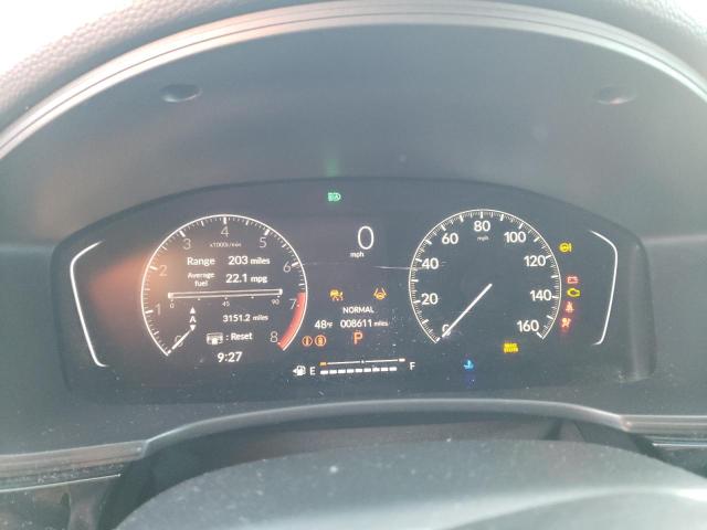 2HGFE2F53NH589687 - 2022 HONDA CIVIC SPORT SILVER photo 9