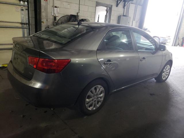 KNAFU4A25B5403562 - 2011 KIA FORTE EX GRAY photo 3