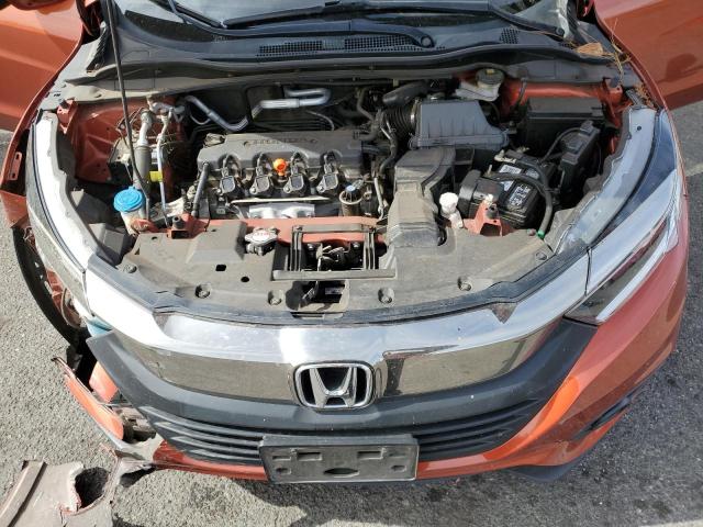 3CZRU5H51KM701763 - 2019 HONDA HR-V EX ORANGE photo 12