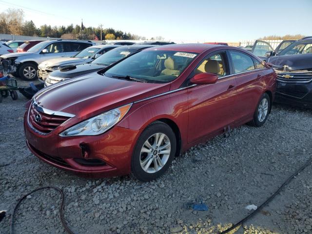 5NPEB4AC2CH497169 - 2012 HYUNDAI SONATA GLS RED photo 1