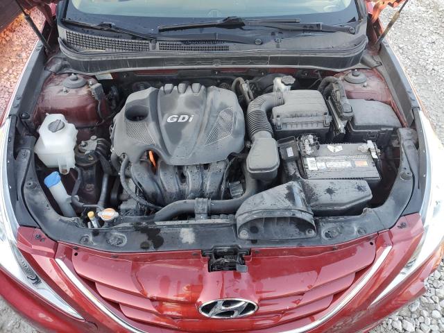 5NPEB4AC2CH497169 - 2012 HYUNDAI SONATA GLS RED photo 11