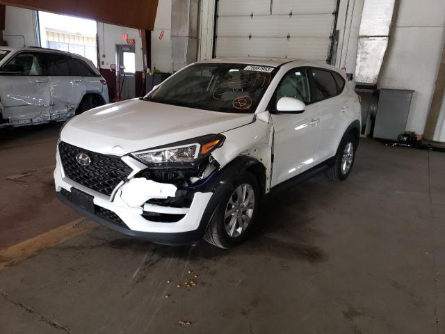 KM8J2CA44KU979997 - 2019 HYUNDAI TUCSON SE WHITE photo 1