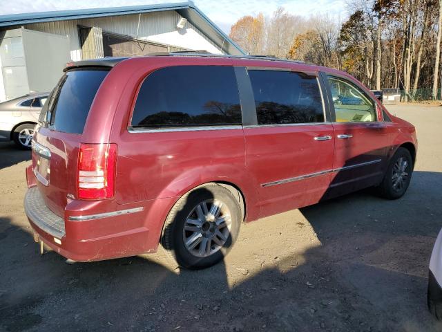 2A8HR64X38R754393 - 2008 CHRYSLER TOWN & COU LIMITED MAROON photo 3