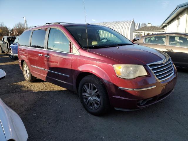 2A8HR64X38R754393 - 2008 CHRYSLER TOWN & COU LIMITED MAROON photo 4