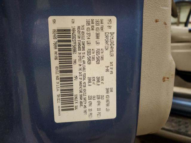 1A8HW58237F509861 - 2007 CHRYSLER ASPEN LIMITED 蓝色 照片 13