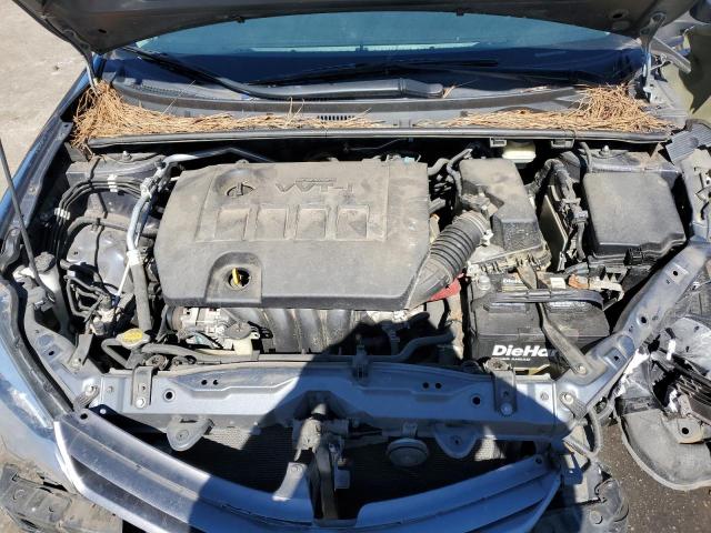 5YFBURHE3GP436827 - 2016 TOYOTA COROLLA L GRAY photo 11