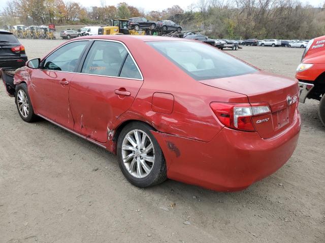 4T4BF1FK0ER414631 - 2014 TOYOTA CAMRY L RED photo 2