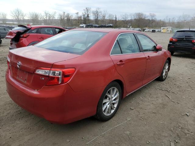 4T4BF1FK0ER414631 - 2014 TOYOTA CAMRY L RED photo 3