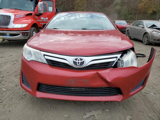 4T4BF1FK0ER414631 - 2014 TOYOTA CAMRY L RED photo 5