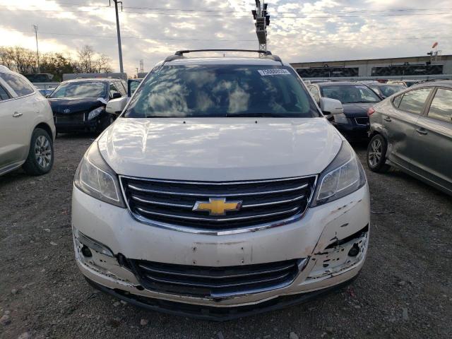 1GNKVJKD4FJ175782 - 2015 CHEVROLET TRAVERSE LTZ WHITE photo 5