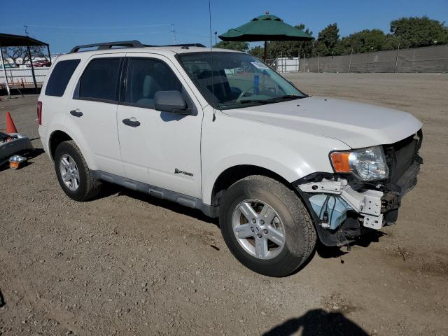 1FMCU49349KC35360 - 2009 FORD ESCAPE HYBRID WHITE photo 4