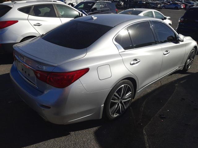 JN1BV7AP8FM335073 - 2015 INFINITI Q50 BASE SILVER photo 3