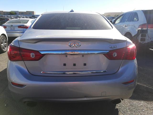 JN1BV7AP8FM335073 - 2015 INFINITI Q50 BASE SILVER photo 6