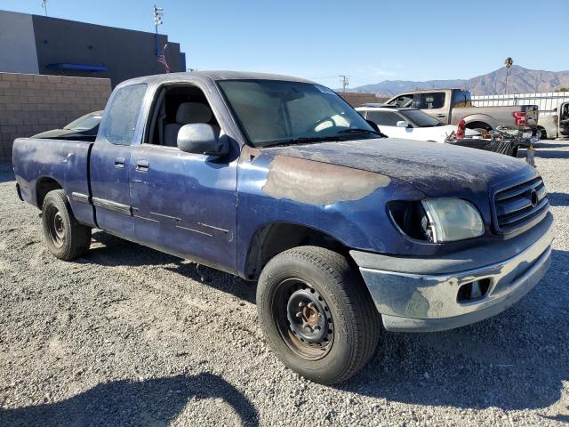 5TBRN34142S301702 - 2002 TOYOTA TUNDRA ACCESS CAB SR5 BLUE photo 4