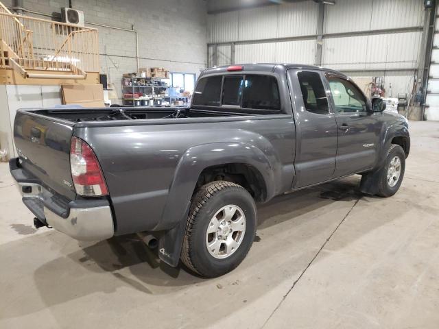 5TFUX4EN0BX001653 - 2011 TOYOTA TACOMA ACCESS CAB ნაცრისფერი ფოტო 3
