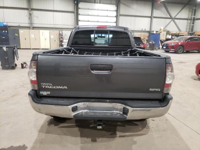 5TFUX4EN0BX001653 - 2011 TOYOTA TACOMA ACCESS CAB ნაცრისფერი ფოტო 6